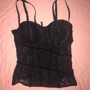 Laced Corset Tank Top